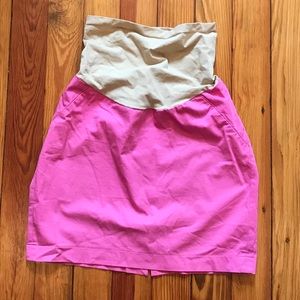A pea in the Pod maternity pink skirt M